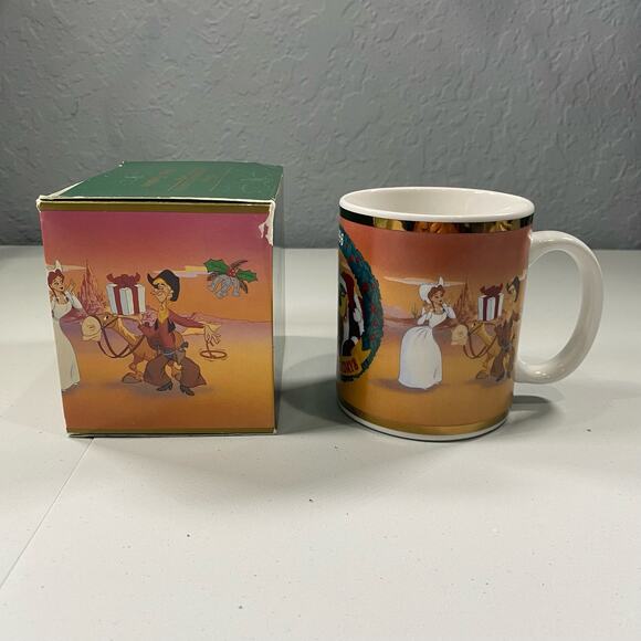 RARE 1996 Walt Disney Christmas Collection Splash mountain mug - Picture 4 of 6